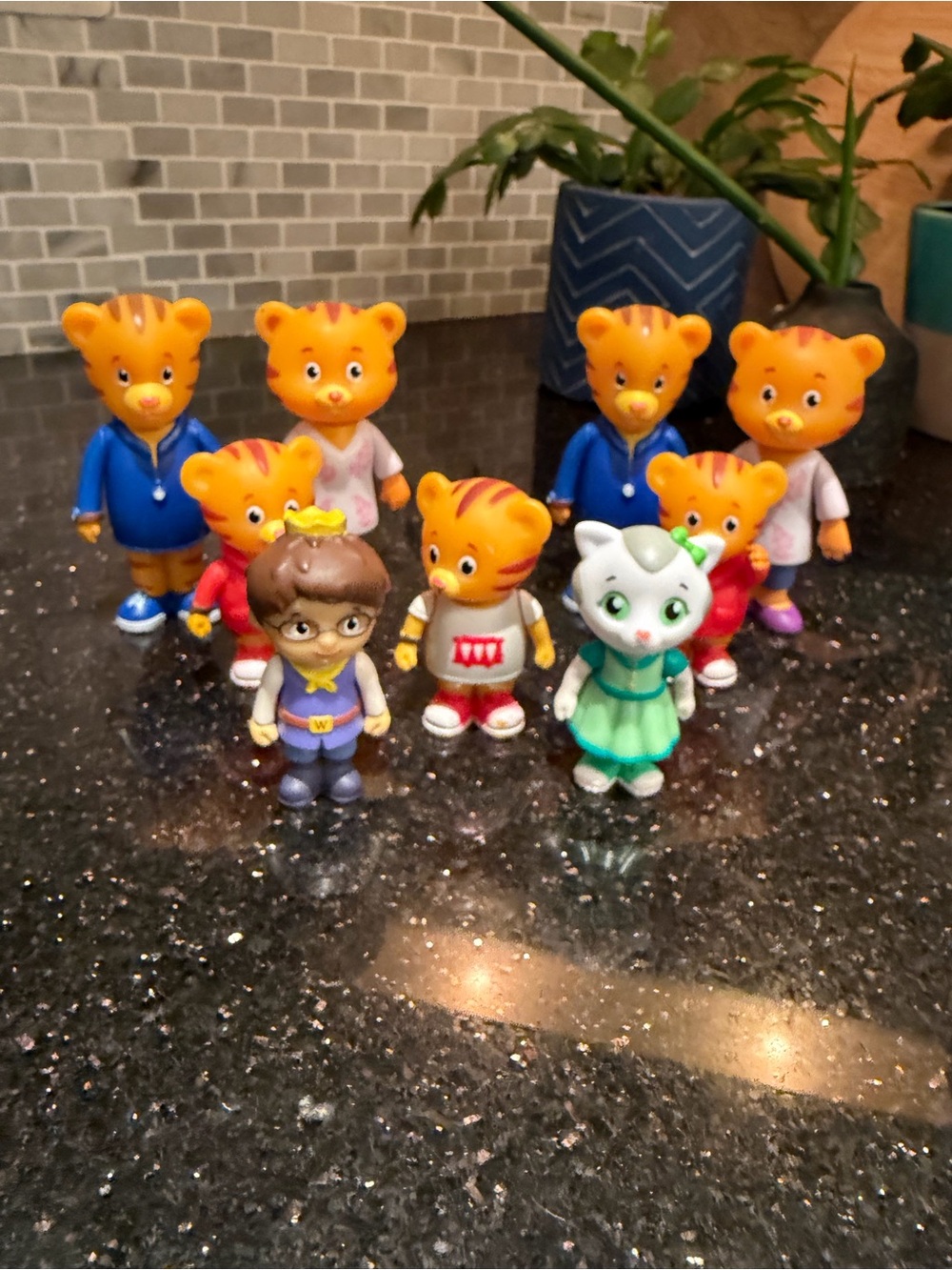 Lot of 9 Daniel Tiger Figurines